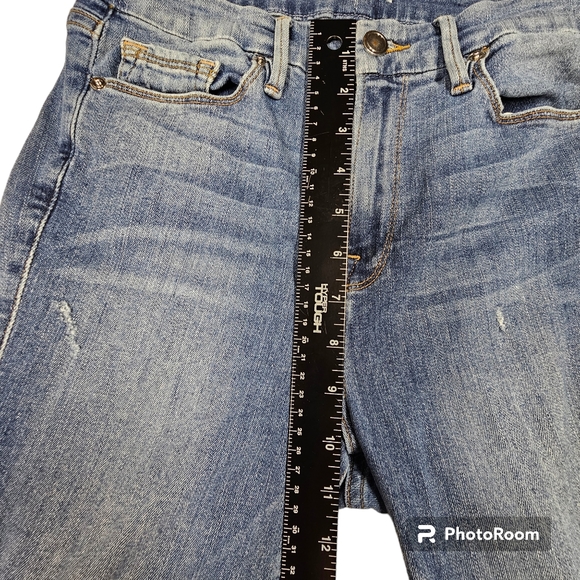 Good American Good Legs Raw Step Hem Skinny Jeans Size 8/29 - Picture 13 of 13